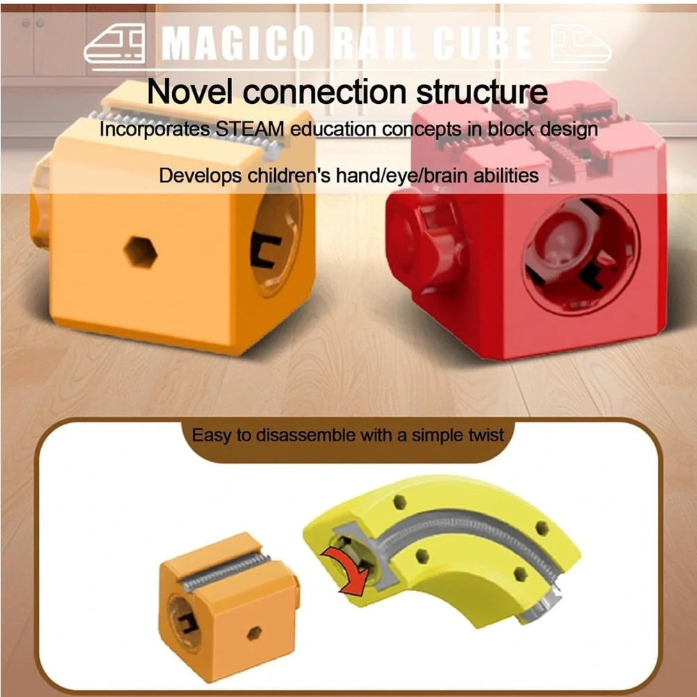 Magical cube track STEM Toy ages 4-8